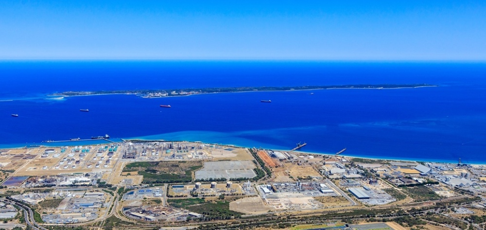 Aerial photo - Kwinana Industrial Area, Cockburn Sound and Garden Island Aerial photo - Kwinana Industrial Area, Cockburn Sound and Garden Island