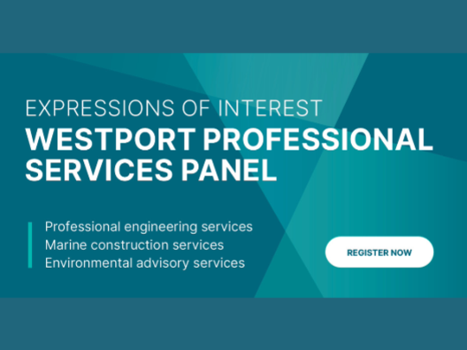A teaser card showing Expressions of Interest - Westport Professional Services Panel