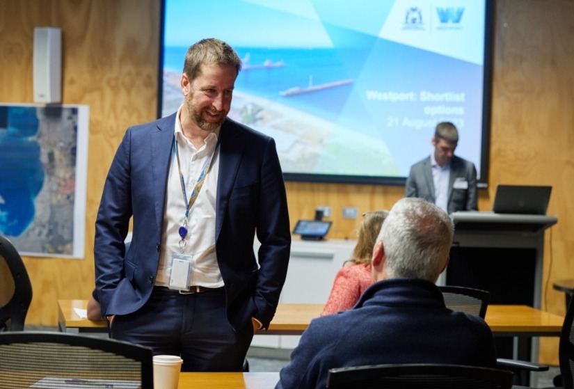 Patrick Seares, Westport Managing Director at an industry conference.