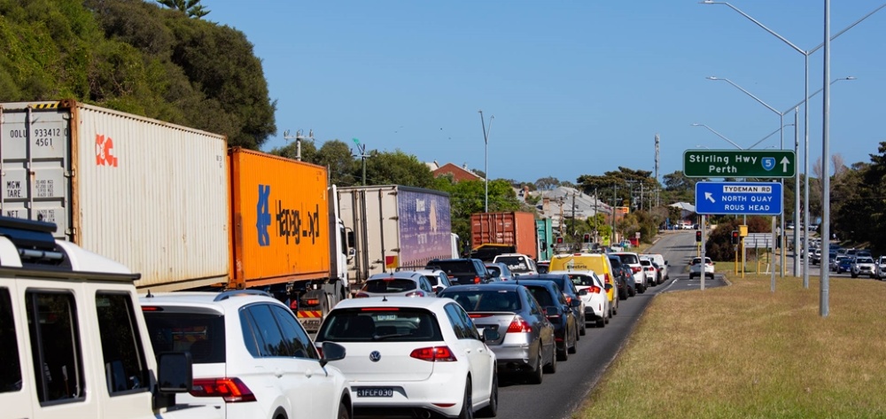 Congested traffic