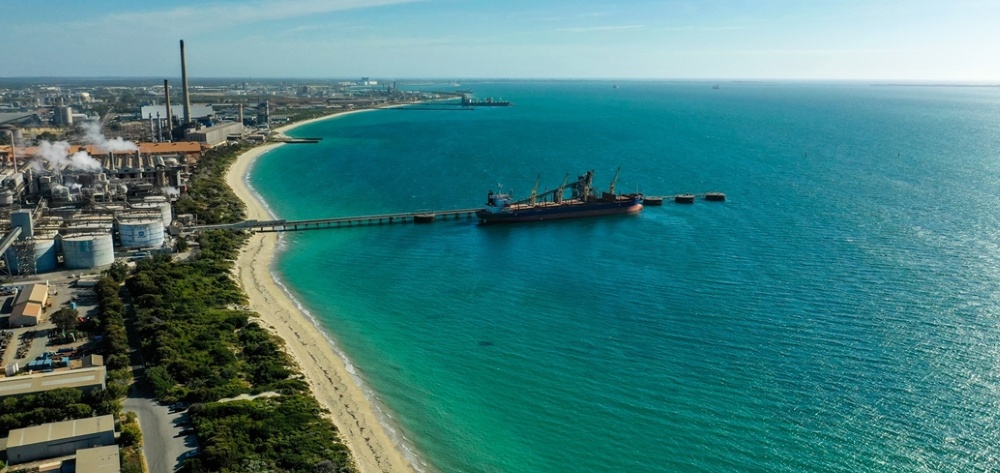Aerial photo of the Kwinana Industrial Area Aerial photo of the Kwinana Industrial Area